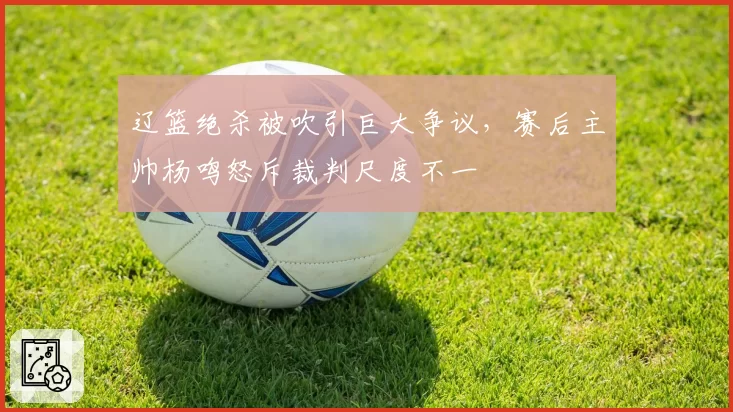 辽篮绝杀被吹引巨大争议，赛后主帅杨鸣怒斥裁判尺度不一